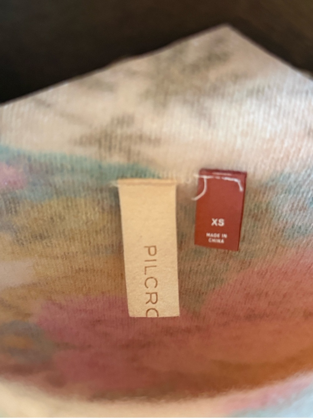 Anthropologie Pilcro Alani Floral Mock Neck Knit Sweater - Picture 4 of 4